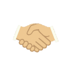 Poignée de main symbolisant la collaboration et le partenariat avec W CONSEILS